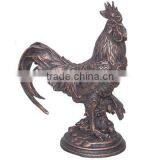 Cast Iron Vivid Rooster Statue Cock Statue thumbnail-1