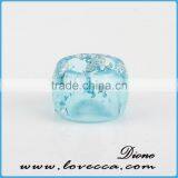 Purple Flower Terrarium Resin Ring for Her ,Resin Ring With Preserved Flowers, Transparent Resin Ring With Dried Flowers thumbnail-5