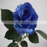 SJ20170030 Bule Plastic Silk Flower Rose Bud thumbnail-2