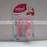 Plum Blossom Shaped Comb With Brush for Children/plastic Hair Brush thumbnail-3