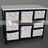 Storage Cabinet Wicker Made thumbnail-1
