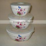 porcelain fresh seal bowl set