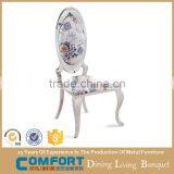 B8045 Oval Back Gold Chair for Wedding Dining Furnitrue thumbnail-1