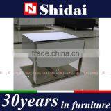 White Modern Bedside Table N-817 thumbnail-1