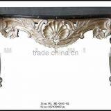 Elegant Antique Gold Console Table for Living Room thumbnail-1