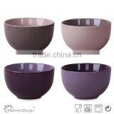 Two Tone Glazed Ceramic Rice Bowl Manufacturer thumbnail-1