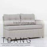 Watson Left Hand Wicker Bench - Vietnam Conservation Furniture thumbnail-2