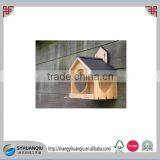 Wooden Bird Cage Without Front Door thumbnail-1