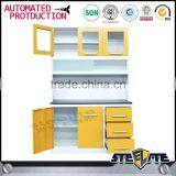 Double Color Cold Plate Steel Kitchen Cupboard for Sale thumbnail-2