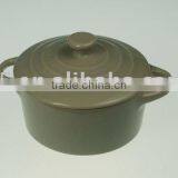 Stoneware Casserole Round Shape thumbnail-1