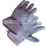 Full Palm Cow Split Leather Cheap Work Gloves