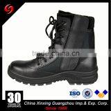 Custom Made High Ankle Black Pilot Military Boots With Zipper thumbnail-1