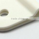 White Plastic Chafe in 1", Chafe Tab for Bags or Travelware, Nylon Flat Chafe Tab for Bag Accessories thumbnail-5