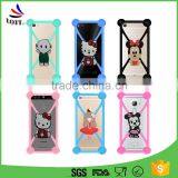 Lottie Cute Cartoon Silicone Universal Cell Phone Holster Cases Suitable for 3.5-6 Inch Phone Model For Silicone Phone Cover thumbnail-1