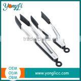 Multi-Purpose 9'' and 12'' Heat- Resistant Stainless Steel With Stand Kitchen Food Silicone Tongs thumbnail-2