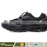 High Quality Black Casual Lace Up Latex Boots For Men thumbnail-4