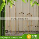 Natural Materials Indoor Bamboo Ladder Trellis & U Garden Hoops