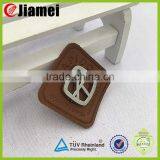 Jeans/garment/handbags/bags Custom Embossed Metal Leather Labels