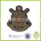 Custom Made Uniform Embroidered Bullion Wire Blazer Badges