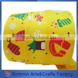 Custom New Design Printed Logo Festival Cotton Ribbon for Celebration thumbnail-4