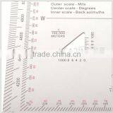 KMP-2 Military Triangle Scale Protractor for Pinpoint Mapwork thumbnail-4
