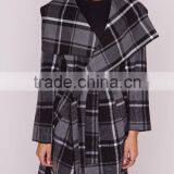 Ladies Fancy Printed Longline Waterfall Winter Coats thumbnail-5