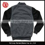 Casual Wholesale Kids Plain Varsity Jacket thumbnail-3