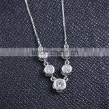 2017 New Design 925 Sterling Silver Balls Shape Pendant Necklace thumbnail-2