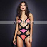 2013 New Fashion Sexy Women SwimwearOne Piece Bandage Swimsuit Yellow/red/white Wholesale thumbnail-2