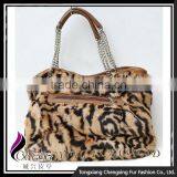CX-H-07 Factory Price Ladies Bags Rabbit Fur Fashion Women Bag Handbags thumbnail-4