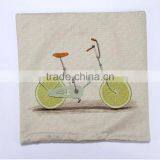 Soft Fruit Bicycle Pillow Funny Cute Pillow Case Lemon Pillow Case thumbnail-4