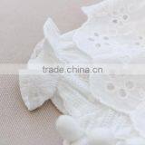 2017 Fall Baby Clothes Romper Girl For Baby Plain Pom Pom Romper thumbnail-4