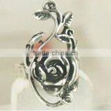 Fashion Rose Flower Rings, Fashion Antique Flower Rings, Elegant Woman Rings thumbnail-1