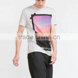 100 Percent Cotton Men t Shirt Manufacturing Printed With Colorful Patterns thumbnail-2