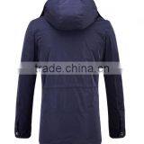 Mens Detachable Hood Padding Leisure Travel Jacket thumbnail-5