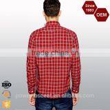 OEM Latest Design Fashion Check Slim Fit Mens Designer Shirts thumbnail-2