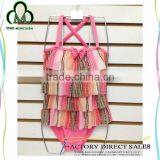 Summer Wear Bikini Baby Girl One-piece Swimsuit Knit Cotton Swimwear Color Options thumbnail-2
