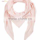 Triangle Solid Color Cashmere Silk Scarf thumbnail-4