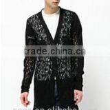 2016 Man Black Cardigan Uniform Sweater thumbnail-1