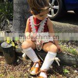 Vintage Romper Floral Bottom Baby Romper Clothes Boutique Girl Clothing thumbnail-3