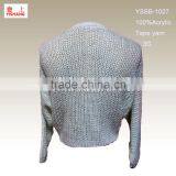 Hollow Sweater 100%Acrylic Tape Yarn Lady Top Sweater Fashion Dress thumbnail-2