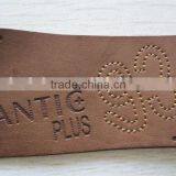 Leather Patches With Metal LOGO,custom Leather Patch,leathe Patch thumbnail-1