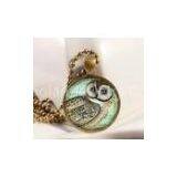 Custom Water Proof and Sticky Gold Color Necklace Epoxy Resin Pendant thumbnail-1