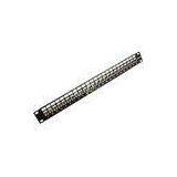 1U Zinc Alloy Keystone Jack 24 Port Cat6 Patch Panel , Category 6 STP Patch Panels