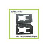 Plastic ABS iphone 5 Nano SIM To Normal SIM Adapter Nano 4FF To 2FF SIM Card