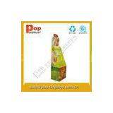 Food Cardboard Display Stands , Grocery Store Display Racks