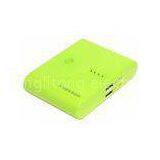 Yellow 8000mAh USB Portable Power Bank Universal Ipad / IPhone Power Banks