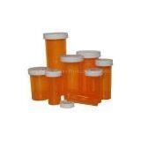 Plastic Vials With Child-resistant Cap,amber Child-proof Vials