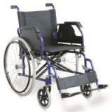 #JL909 – High Strength Manual Wheelchair With Flip Back Armrests, Detachable Footrests & Dual Cross Brace thumbnail-1