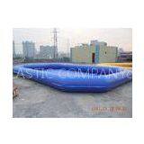 Amusement PVC tarpaulin Inflatable water pool 0.6mm - 0.9mm for Summer Aqua Theme Park